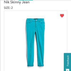 Liverpool Stitchfix Nik Skinny Jean,teal,2/26.
